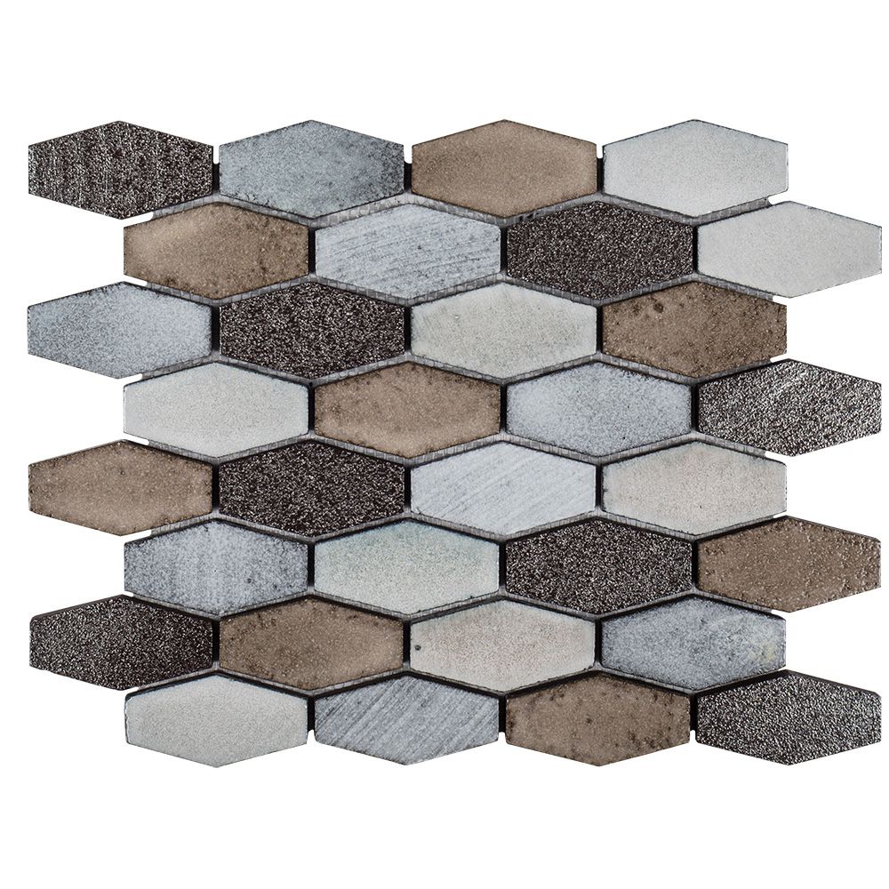 Jeffrey Court | Elongated Hex Mosaic 10.625