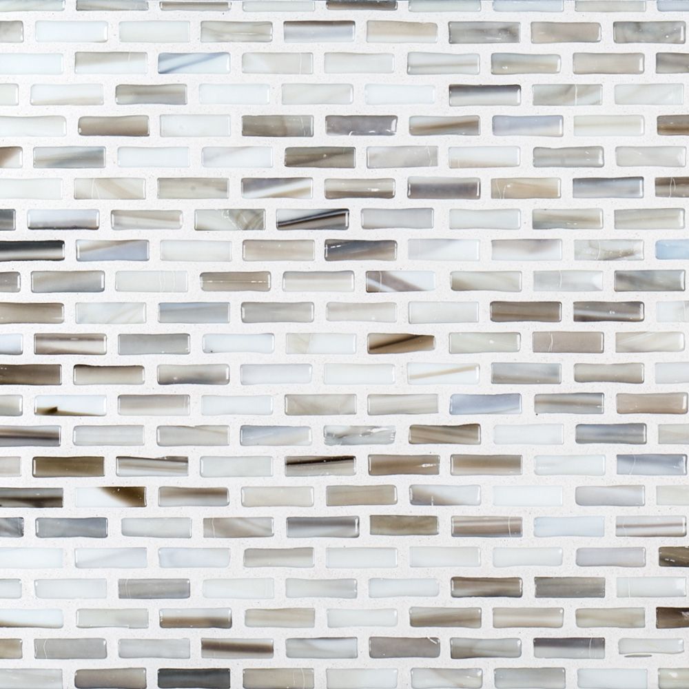 Jeffrey Court | Industrie Glass Mosaic 10.875