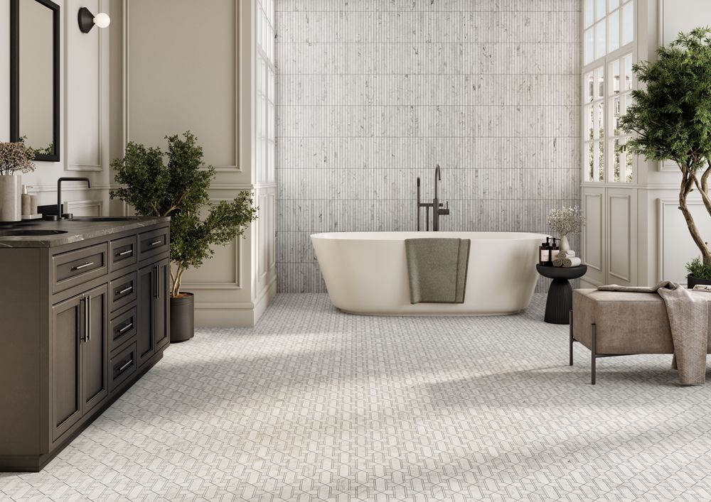 Jeffrey Court | Cross Parquet Mosaic 13.125