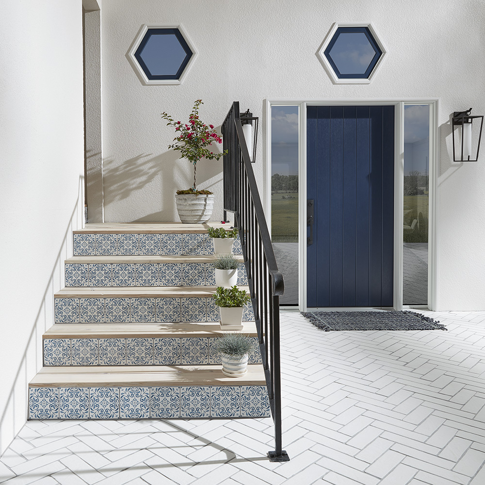 タイル　絵画　ヴィレロイボッホ　アンリオ　カンペール Jeffrey Court | Acquerello Verona Field Tile 6